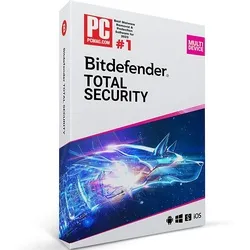 Bitdefender Total Security 2023 | 1 Gerät / 18 Monate | Sofortdownload - Security-Suiten mit hoher Erkennungsrate und vielen Funktionen wie PC-Optimierung und Kindersicherung. Sichern Sie Ihr Gerät jetzt günstig!