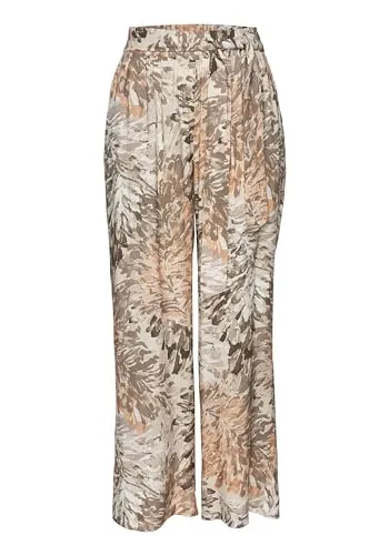 LASCANA Palazzohose apricot-taupe bedruckt Größe 42 - Modische Palazzohose von Lascana mit einzigartigem Alloverprint. Bequemer elastischer Schlupfbund und praktische seitliche Taschen sorgen für hohen Tragekomfort und Stil.