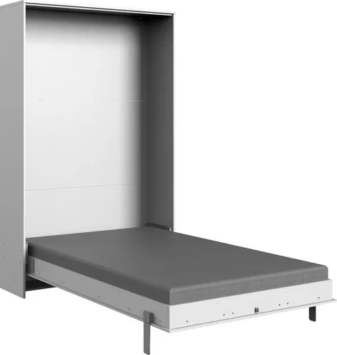 Wimex Schrankbett Vertikal-Klappbett JUIST in Weiß - Praktisches Vertikal-Klappbett JUIST, ideal für kleine Räume, mit einer Liegefläche von 120 cm und aus robustem Holzwerkstoff gefertigt.