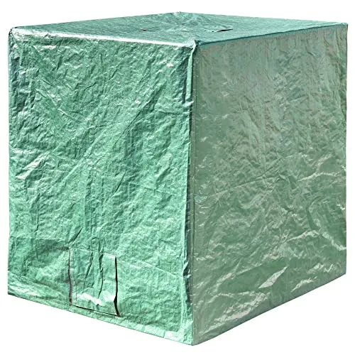 Kingpower Schutzplane für IBC Container 1000L - Abdeckplane in Grün, idealer Schutz für Wassertanks gegen Witterungseinflüsse und Schmutz, langlebig und robust.