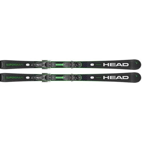 HEAD Herren All-Mountain Ski Supershape e-Magnum SW BB-PR bk/ge - Vielseitiger Carving Ski für alle Radien und Geschwindigkeiten. Mit innovativer EMC Technology für ein ruhiges Fahrgefühl und exzellentem Kantengrip. Ideal für den sportlichen Einsatz auf der Piste.