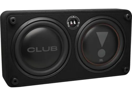 JBL Club 1200SSL 30cm Gehäuse-Subwoofer - Auto-Subwoofer mit kraftvollem Bass und kompaktem Design, ideal für ein beeindruckendes Klangerlebnis im Fahrzeug.