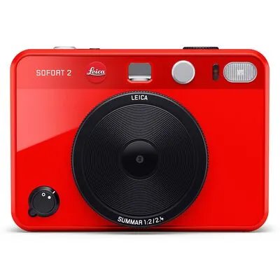 Leica Sofort 2 - Sofortbildkamera mit LCD-Display, analoge & digitale Fotografie, kreative Erinnerungen und APP-Support