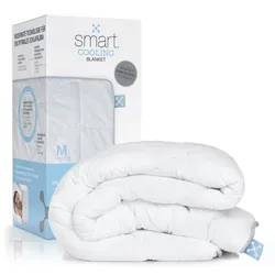 Smartsleep Ganzjahresdecke Cooling 135x200 cm - Hochwertige Ganzjahresdecke aus atmungsaktivem Textil, ideal für Hausstauballergiker. Sie sorgt für einen optimalen Temperaturausgleich und passt sich perfekt der Körperform an. Leicht und bequem für jede Jahreszeit.