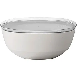 MEPAL Schüssel Silueta nordic white - 5,0 l Servierschale, vielseitig einsetzbar und mikrowellengeeignet für stilvolle Picknicks und Gartenpartys
