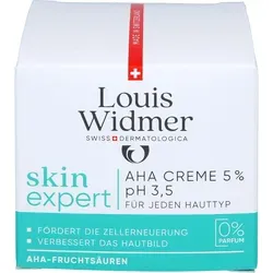 Widmer Skinexpert Aha Creme 5% Op 50 ML - Hochwertige Feuchtigkeitscreme mit 5% AHA für eine verbesserte Hautstruktur. Ideal für die tägliche Pflege, sorgt für ein frisches Hautbild und ein angenehmes Hautgefühl.