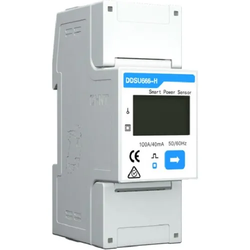 Huawei DDSU666-H Power Meter 1 Phasig - Photovoltaik-Zubehör mit elektronischem Zähler für 1-phasige Anwendungen, ideal für präzise Energieüberwachung bis 100A.