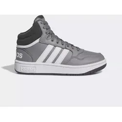ADIDAS HOOPS MID 3.0 K IF2721 Sportschuhe grau Größe 37 - Hochwertige High-Top-Schuhe für Kinder, inspiriert vom Basketball. Bequem und stylish, mit stabilisierendem Schaft und rutschfester Gummisohle für optimalen Halt im Alltag.