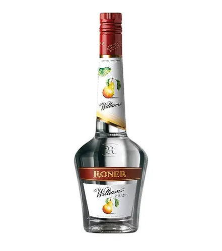 Roner Williams Christ Birnenbrand 1l - Williamsbirne mit feinem Birnen-Aroma, ideal als Digestif oder zu Gorgonzola, zweifach destilliert und 1 Jahr im Edelstahl gelagert für harmonischen Geschmack.