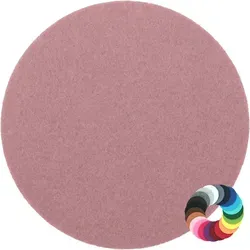 BIASTO Getränkeuntersetzer Runder Filz-Untersetzer, Scheibe, Größenwahl, Farbwahl, Zubehör für Gläser, Vasen, Tassen, Teller, Tische, Gläser, Weingläser, Cocktails, Flaschen, Schalen, Tischdeko, Blumentopf, Inhalt: jeweils 1 Stück, einfach Mix mischen und Wunschkombination bestellen. rosa Ø 20 cm x 20 cm x 0,3 cm x 20 cm