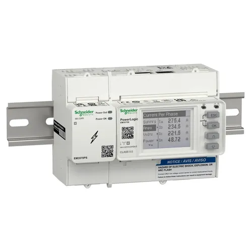 Schneider Electric EM3750 Elektrizitätszähler - Präziser elektronischer Zähler für die Messung von Wirk- und Blindleistung. Kompakt und effizient, ideal für den professionellen Einsatz in der Energieüberwachung.