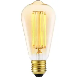 SYLVANIA Glühbirne E27 Vintage | Retro LED dimmbar | Warmweiß 2000K mit Fillament | Edison Form | Leuchtmittel mit App, Alexa, Siri steuerbar