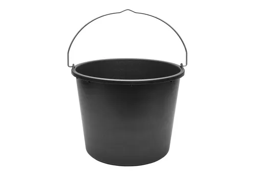 Garronda Baueimer robuster Mörteleimer mit Metallhenkel Putzeimer, Maurerkübel GD-0168, (Set, 5-tlg., 5), Mischen von Beton, Mörtel, Gips, Kleber, Sand, Erde, Wasser, Schutt