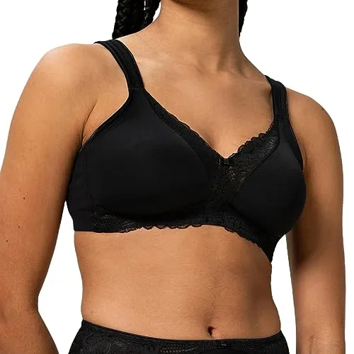 Triumph Bügelloser BH Modern Lace+Cotton - Starker Halt ohne Bügel - Funktionsunterwäsche, atmungsaktiv und leicht, ideal für maximalen Komfort den ganzen Tag.