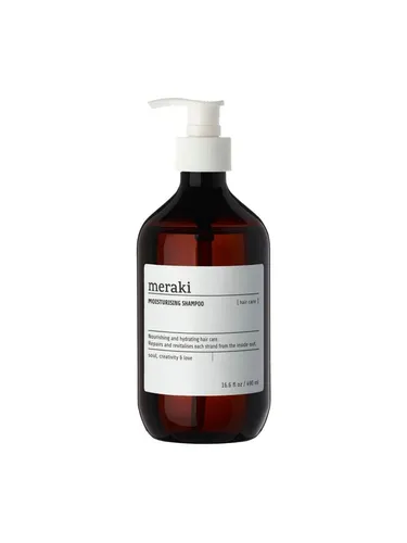 Meraki Moisturising Shampoo 490 ml - Shampoo für feuchtigkeitsspendende Pflege, angereichert mit pflanzlichem Protein und Provitamin B5 für gesundes, glänzendes Haar. Ideal für alle Haartypen.