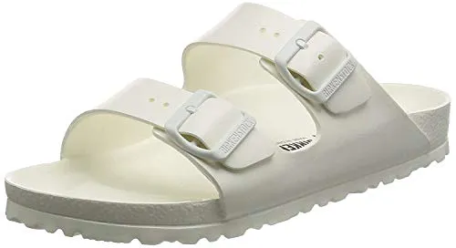 Birkenstock Zehentrenner "Mayari" in Creme - 38 - Sandalen mit ergonomisch geformter Leder-Decksohle und rutschhemmender Laufsohle, ideal für den Sommer und für komfortable Schritte.