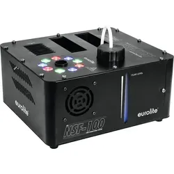 Eurolite NSF-100 Hybrid Spray B-Stock - B-Stock Nebelmaschine mit 850 W, RGB-Farben und 4 m Ausstoßhöhe, ideal für beeindruckende Lichtshows und Events, inkl. DMX512-Steuerung und Funkfernbedienung.