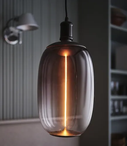 Osram E27 Vintage Lampe 1906 Big Elipse Oval Magnetic Smoke 4W - Leuchtmittel mit 360° Ausstrahlungswinkel, stilvolle Glühwendel-Optik und energieeffizienter LED-Technologie für ein nostalgisches Ambiente.