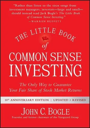 The Little Book of Common Sense Investing von John C. Bogle - Buch über nachhaltige Anlagestrategien, ideal für Investoren, die faire Marktgewinne erzielen möchten, zum Preis von 26.99 €.