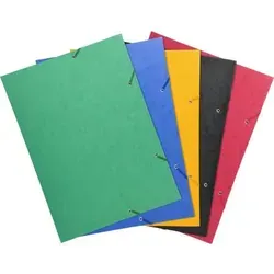 Exacompta 59500E 10x Sammelmappe aus Colorspan-Karton 600g - Hefter & Mappen, robuste Sammelmappen für DIN A3, ideal für die sichere Aufbewahrung und Präsentation Ihrer Unterlagen in verschiedenen Farben.
