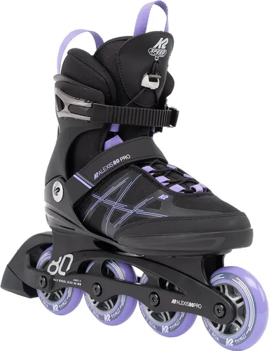 K2 ALEXIS 80 PRO Inline Skate 2025 - Ideal für Einsteiger - Inliner für Neulinge mit 80mm Rollen, atmungsaktivem Softboot und K2 Speed Lacing System für schnellen Halt. Perfekte Unterstützung und Komfort dank Stability Plus Cuff.