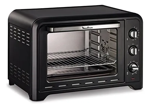 Moulinex Optimo OX484810 - 39 L Konvektionsofen - Minibackofen mit 6 Kochmodi und 2000 W Leistung, ideal für gleichmäßiges Garen und vielseitige Zubereitung von Gerichten.