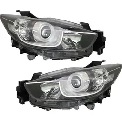 TYC Scheinwerfer Set für Mazda CX-5 KE GH 11-15 mit Tagfahrlicht - Frontscheinwerfer Set für Mazda CX-5, 2-teilig mit Tagfahrlicht und elektrischer Leuchtweitenregulierung, ideal für bessere Sicht und Sicherheit.
