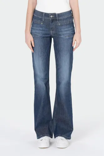 M.O.D Miracle of Denim Marry Flared Jeans Damen Focus Blue - MARRY Damen Bootcut Jeans in Focus Blau – Klassischer Bootcut-Style mit optimalem Tragekomfort. Die hochwertige Denim-Qualität sorgt für eine perfekte Passform und lässt sich vielseitig kombinieren. Ideal für einen lässigen Look!