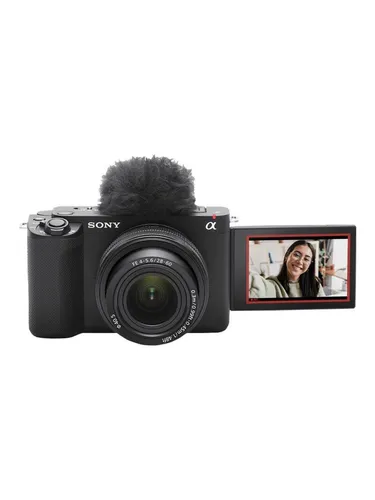 SONY ZV-E1 Kit - Vollformatkamera mit 28-60 mm Objektiv, 4K Videoaufnahmen, KI-Autofokus und perfekter Bildstabilisierung für kreative Content Creator