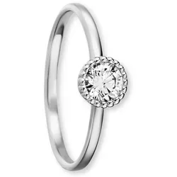 ONE ELEMENT Goldring schmuck, damen schmuck, für sie, hochwertig, preiswert, günstig, perfekt als Geschenk zum Jahrestag oder Geburtstag silberfarben 56