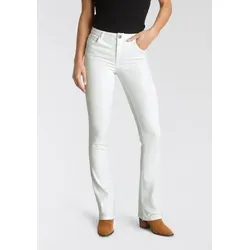 Bootcut-Jeans ARIZONA "Ultra-Stretch" für Damen, Gr. 38 - Damen Jeans im Baby-Bootcut-Stil, extraeng lang und aus elastischem Denim für optimalen Tragekomfort. Perfekt für jeden Anlass dank klassischem Used-Look.
