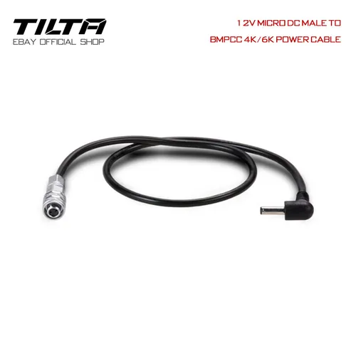 Tilta 12V Micro DC Male to Power Cable For BMPCC 4K/6K/6K PRO TCB-BMPC-DCM12