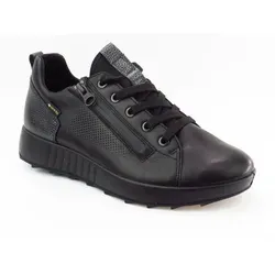 Legero Essence Nappa GTX Damen Schnürer in Schwarz, Größe 8.5 - Sneaker mit hochwertigem Nappa-Leder und atmungsaktivem Textilfutter, ideal für Komfort und Stil im Alltag.