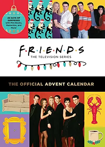 Friends: The Official Advent Calendar, Volume 2 - Adventskalender für Fans, 25 Überraschungen mit Mini-Büchern und Mementos, ideal für humorvolle Unterhaltung in der Adventszeit.