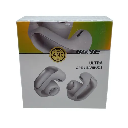 BOSE Ultra Open Earbuds - Open-ear Bluetooth Kopfhörer in Rauchweiß, für ein freies Hörerlebnis und maximalen Komfort