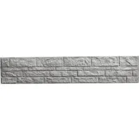 Betonzaun-Platte Fels 200 cm x 38,5 cm x 3 cm - Langlebige Betonzaun-Platte Fels für Wind-, Lärm- und Sichtschutz im Garten. Einfache Montage dank Nut- und Federsystem. Robust und pflegeleicht, ideal für individuelle Gestaltung.