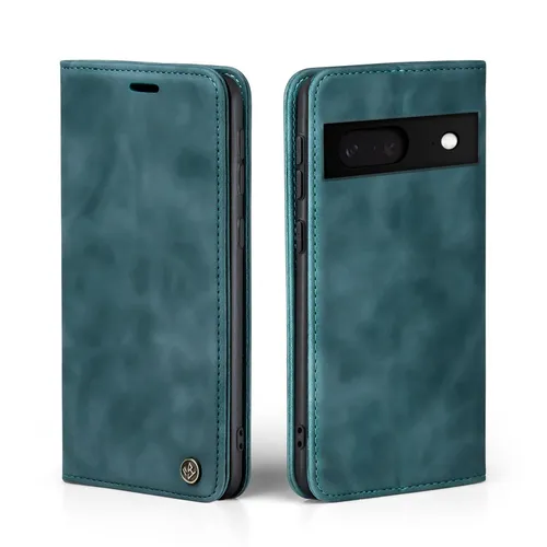 Handy Hülle für Google Pixel 8 Klapp Magnet Smartphone Cover Case Petrol