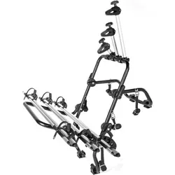 Fahrradträger MAK3 Heckträger für 3 Räder - Fahrradträger für 3 Fahrräder, schnell montierbar ohne Werkzeug, mit stabilen Aluminium-Schienen und Gummipuffern zum Schutz der Karosserie. Ideal für Familienausflüge!