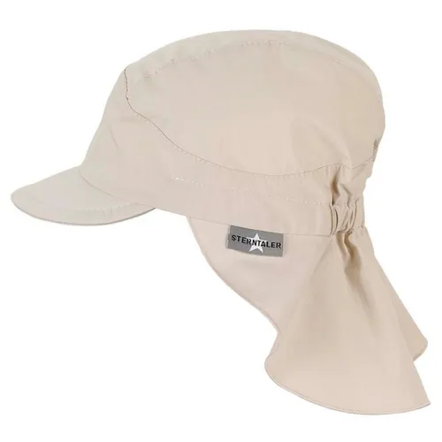 Sterntaler - Kid's Schirmmütze mit Nackenschutz Uni - Cap Gr 47 cm beige