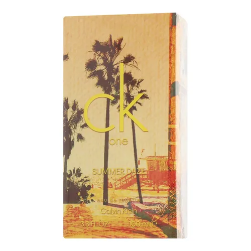 Calvin Klein CK One Summer Daze 2022 Eau de Toilette Spray 100 ml - Unisex Duft für den Sommer, erfrischende Noten von Zitrusfrüchten und grünen Akzenten, perfekt für warme Tage