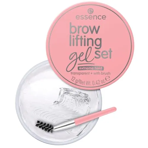 essence Brow Lifting Gel Set - Augenbrauen Fixierspray mit Bürste 12 g - Das essence Brow Lifting Gel Set fixiert und formt Ihre Augenbrauen in einem Schritt. Mit natürlicher Textur und praktischem Pinsel für ein perfektes Styling. Ideal für einen gepflegten Look, der den ganzen Tag hält.