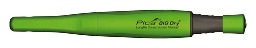 Pica Zimmermannsbleistift BIG Dry 6060, 2B – Druckmechanik im Köcher - Praktischer Zimmermannsbleistift mit Druckmechanik für automatischen Minenvorschub. Robuster Köcher und Spezial-Clip für einfache Handhabung. Ideal zum Anzeichnen, Made in Germany.