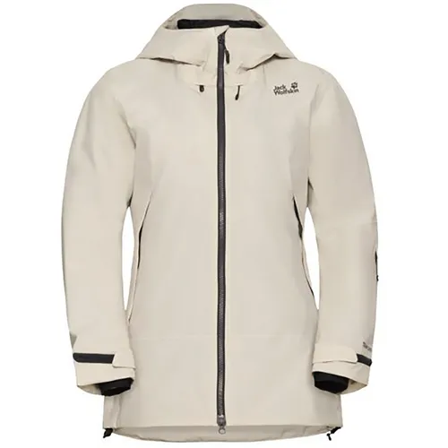 Jack Wolfskin Flowline Pro 2L INS Jacket W pale sand (A0056) S - Funktionsjacken, isolierte Skijacke mit TEXAPORE ECOSPHERE PRO für wind- und wasserdichten Schutz, ideal für Outdoor-Abenteuer bei jedem Wetter.