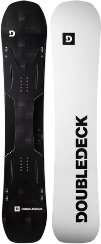 DOUBLEDECK CARVING D Snowboard 2026 black - 156 - Snowboard mit revolutionärem DOUBLEDECK-Design für alle Rider-Level, bietet einzigartigen Kantengriff und hohe Drehfreudigkeit, ideal für präzises Carving und müheloses Abspringen.