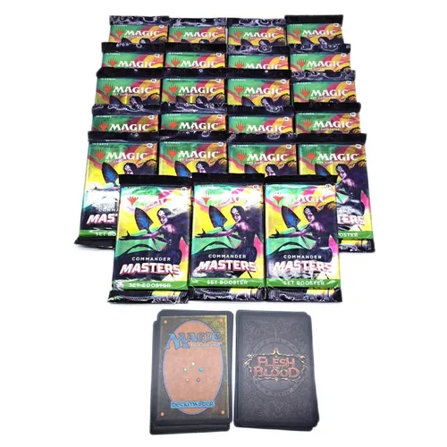Magic: The Gathering Commander Masters Flash and Blood Karten Mix offen gemischt
