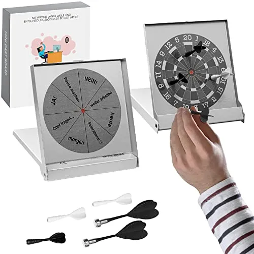 Kleine magnetische Dartscheiben Büro Set - lustig Anti Stress Spielzeug Geschenk