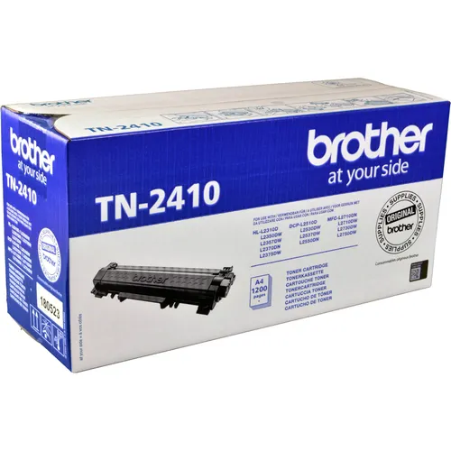 Brother TN-2410 Toner Cartridge - Original Tonerkartusche in Schwarz für Brother Drucker, einfach zu installieren und sorgt für langlebige, hochwertige Ausdrücke. Ideal für umweltbewusste Nutzer.