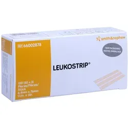 Leukostrip Wundnahtstreifen 6,4x76 mm - 150 Stück - Arzneimittel: Hochwertige Wundnahtstreifen von Smith & Nephew, ideal für schnelle und sichere Wundversorgung ohne Rezept.