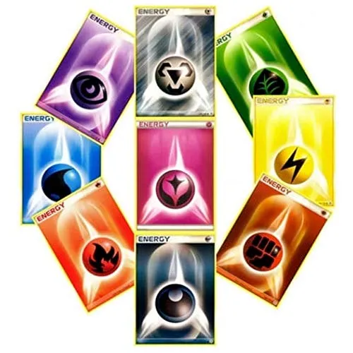 Nintendo 50 Pokemon Energy Cards Random Lot of Cards by
