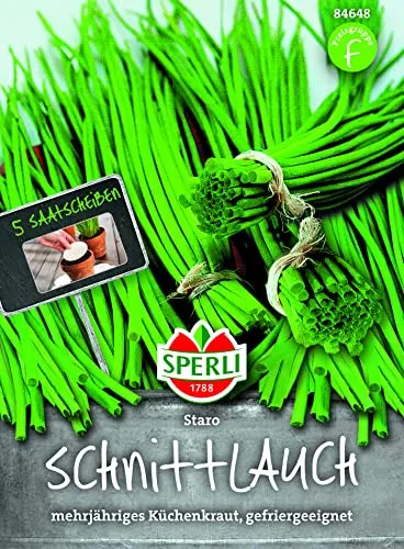 Sperli Schnittlauch Staro - 5 Saatscheiben - Kräutersamen